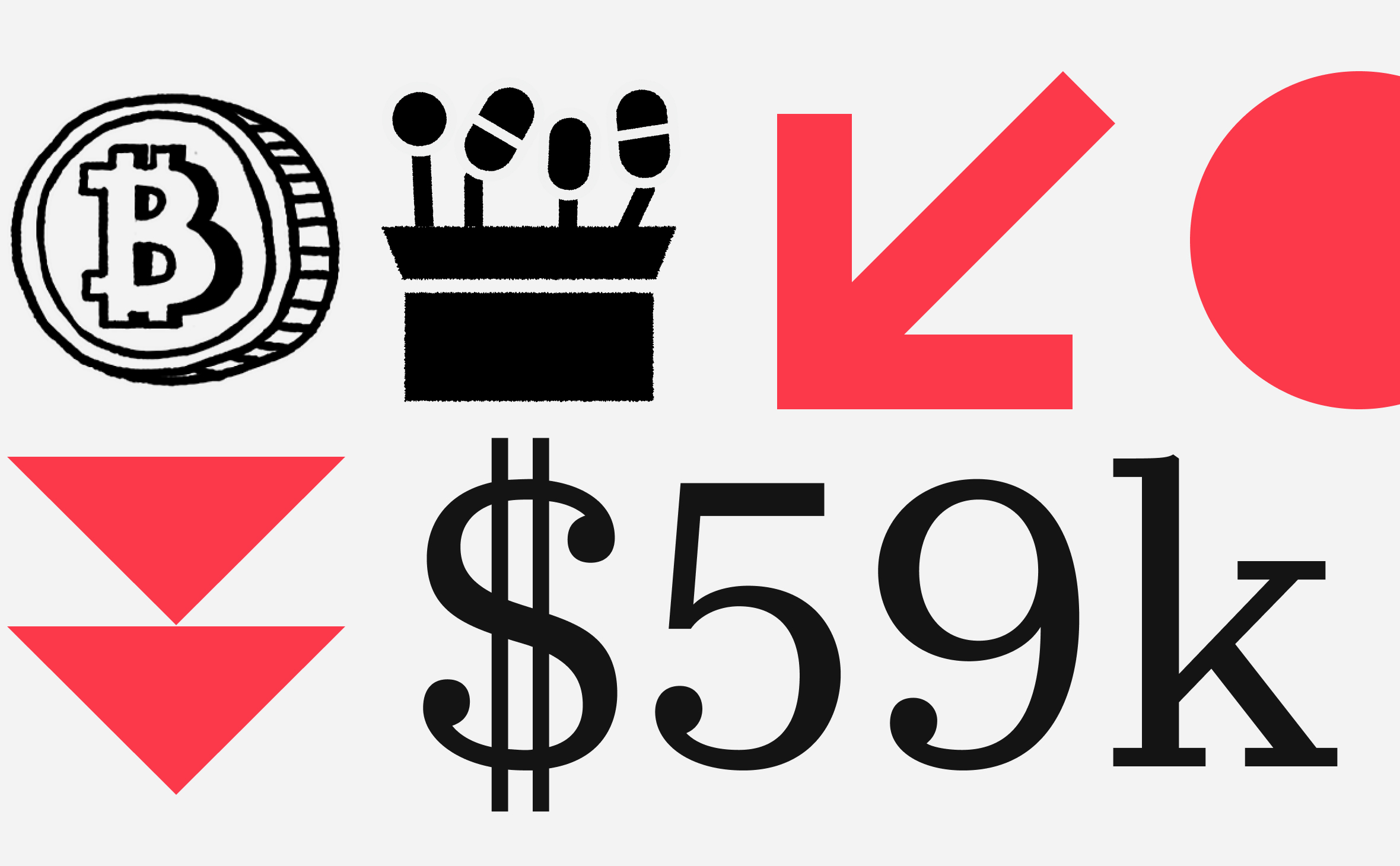 Цена биткоина опустилась ниже $59 тыс. после публикации данных по инфляции в США :: РБК.Крипто